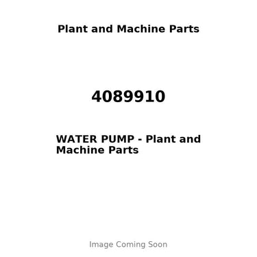 4089910 - WATER PUMP