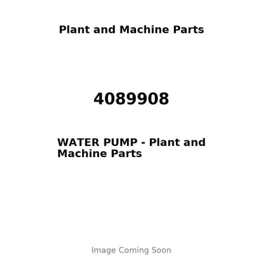 4089908 - WATER PUMP