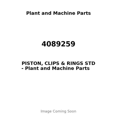 4089259 - PISTON, CLIPS & RINGS STD