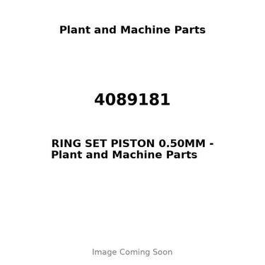 4089181 - RING SET PISTON 0.50MM
