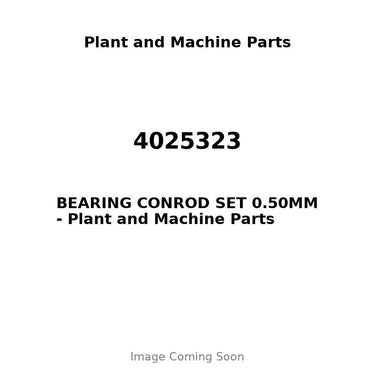 4025323 - BEARING CONROD SET 0.50MM