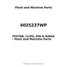 4025237WP - PISTON, CLIPS, PIN & RINGS