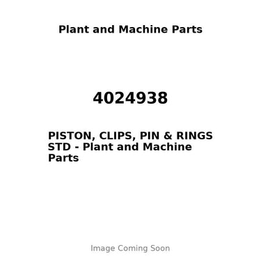 4024938 - PISTON, CLIPS, PIN & RINGS STD