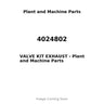 4024802 - VALVE KIT EXHAUST