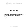 4024797 - MAIN & THRUST BEARING SET STD