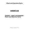 4009318 - GASKET - HEAT EXCHANGER