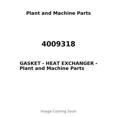 4009318 - GASKET - HEAT EXCHANGER