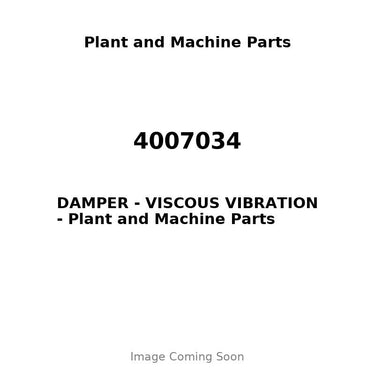 4007034 - DAMPER - VISCOUS VIBRATION