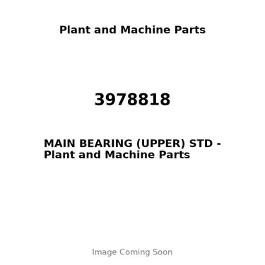 3978818 - MAIN BEARING (UPPER) STD