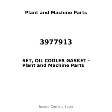 3977913 - SET, OIL COOLER GASKET