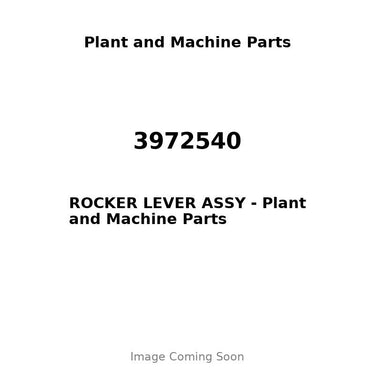 3972540 - ROCKER LEVER ASSY