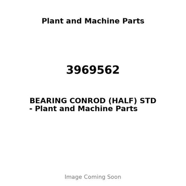 3969562 - BEARING CONROD (HALF) STD