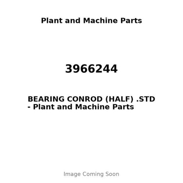 3966244 - BEARING CONROD (HALF) .STD