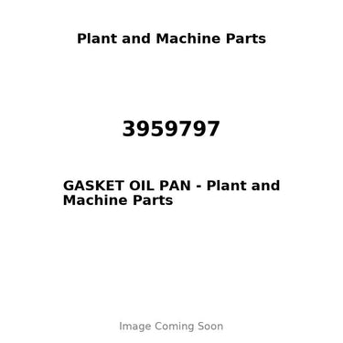 3959797 - GASKET OIL PAN
