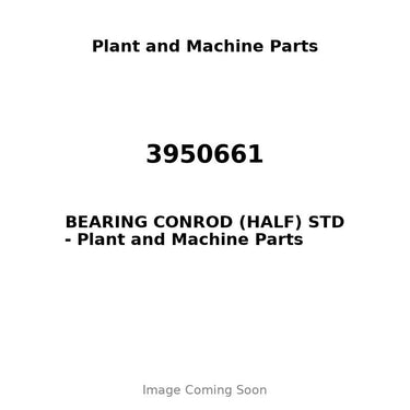 3950661 - BEARING CONROD (HALF) STD
