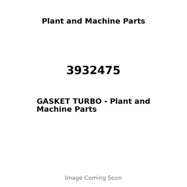 3932475 - GASKET TURBO