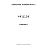 4415105 - PRE-FUEL FILTER ASSY