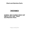 3925883 - SCREW, HEX FLANGE HEAD CAP (M8 X 1.25 X 16)