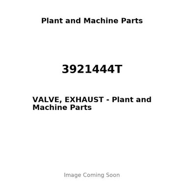 3921444T - VALVE, EXHAUST