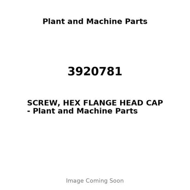 3920781 - SCREW, HEX FLANGE HEAD CAP