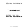 3911400WP - PISTON, PIN & CLIPS