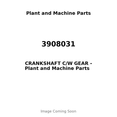 3908031 - CRANKSHAFT C/W GEAR