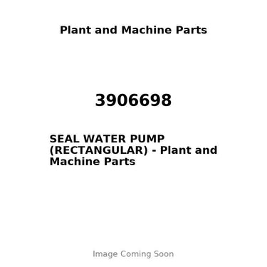 3906698 - SEAL WATER PUMP (RECTANGULAR)