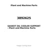 3892625 - GASKET OIL COOLER SUPPORT