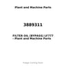 3889311 - FILTER OIL (BYPASS) LF777