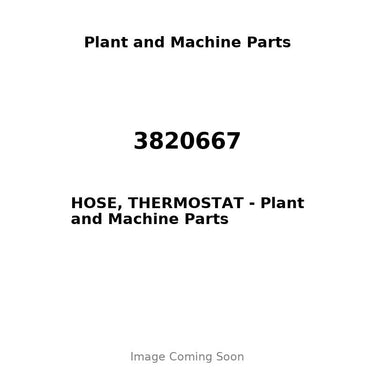 3820667 - HOSE, THERMOSTAT