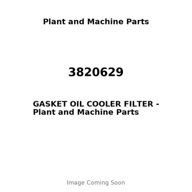 3820629 - GASKET OIL COOLER FILTER
