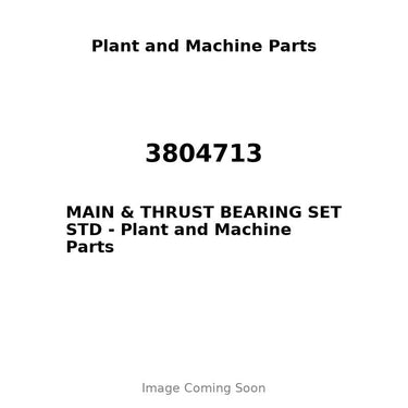 3804713 - MAIN & THRUST BEARING SET STD