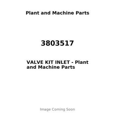 3803517 - VALVE KIT INLET