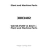 3803402 - WATER PUMP (4 BOLT)
