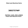 3802757WP - PISTON, CLIPS, PIN & RINGS