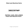 3802397WP - PISTON, CLIPS, PIN & RINGS