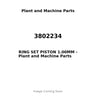 3802234 - RING SET PISTON 1.00MM