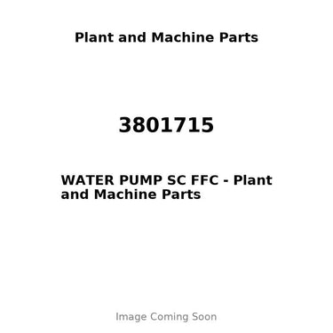 3801715 - WATER PUMP SC FFC