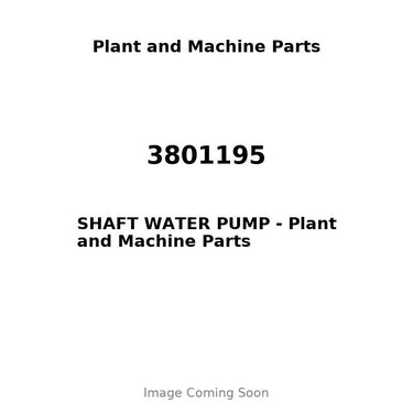 3801195 - SHAFT WATER PUMP