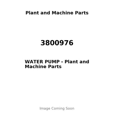 3800976 - WATER PUMP