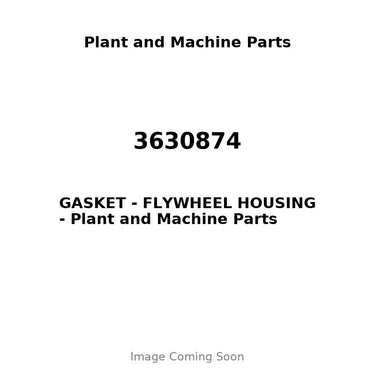 3630874 - GASKET - FLYWHEEL HOUSING