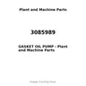3085989 - GASKET OIL PUMP