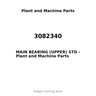 3082340 - MAIN BEARING (UPPER) STD