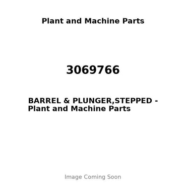3069766 - BARREL & PLUNGER,STEPPED