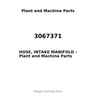 3067371 - HOSE, INTAKE MANIFOLD