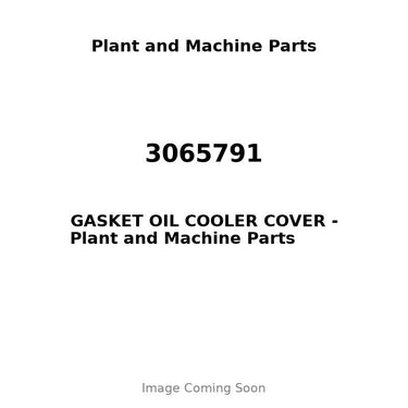 3065791 - GASKET OIL COOLER COVER