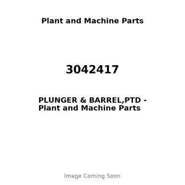 3042417 - PLUNGER & BARREL,PTD