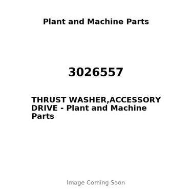 3026557 - THRUST WASHER,ACCESSORY DRIVE