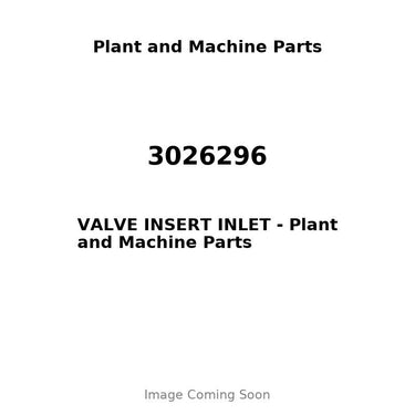 3026296 - VALVE INSERT INLET