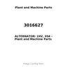 3016627 - ALTERNATOR: 24V, 35A